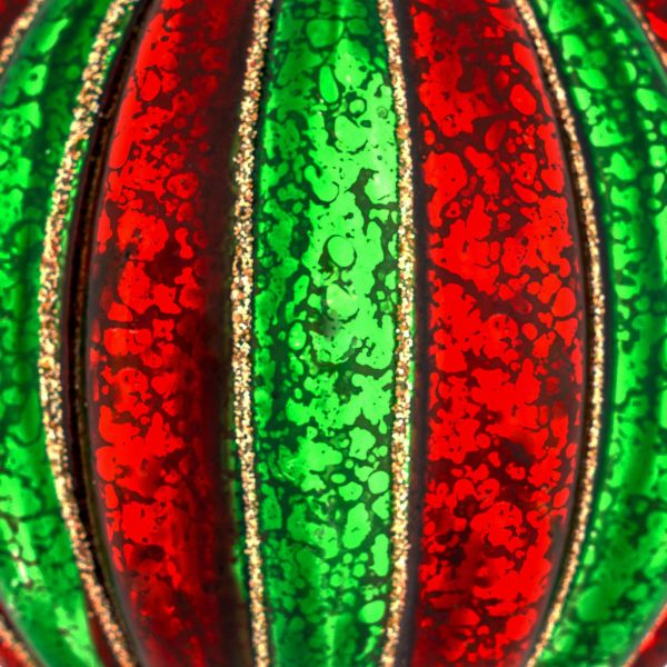 Pallina di Natale in vetro Giardino delle Fate 8 cm