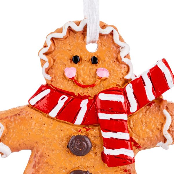 Addobbo Natalizio Gingerbread Magic Scarf Man 7 cm
