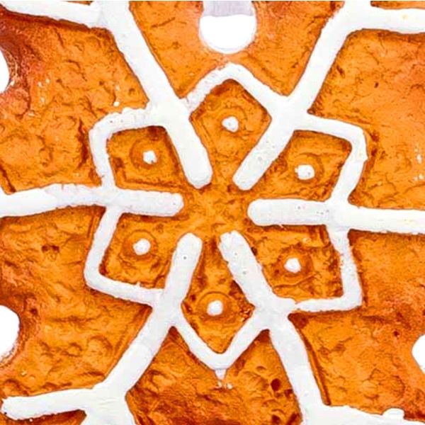 Addobbo Natalizio Gingerbread Sugar Flake 7 cm