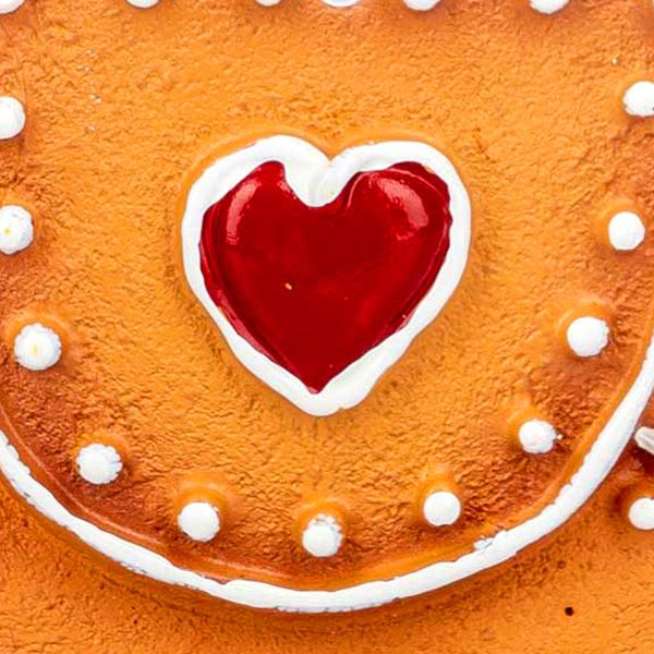 Addobbo Natalizio Gingerbread Christmas Heart Cup 6 cm