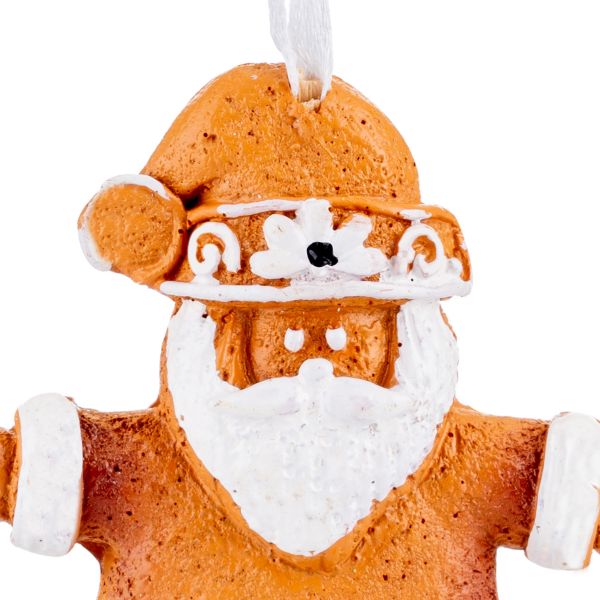 Addobbo Natalizio Gingerbread Father Christmas 8 cm