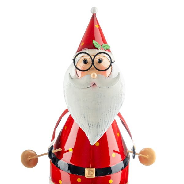 Babbo Natale a lezione di sci 45 cm