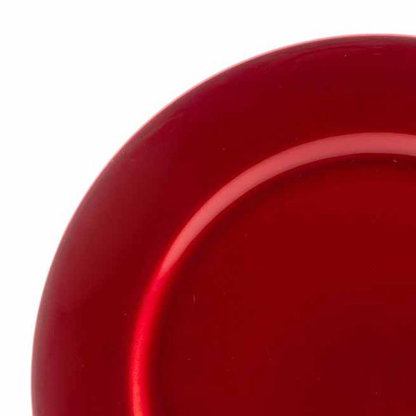 Sottopiatto rosso Il Ballo della Rosa Scarlatta 33 cm