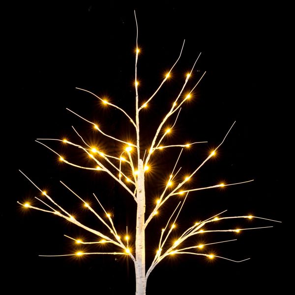 Albero Luminoso Christmas First Light 72 Led 150 cm - Bianco caldo
