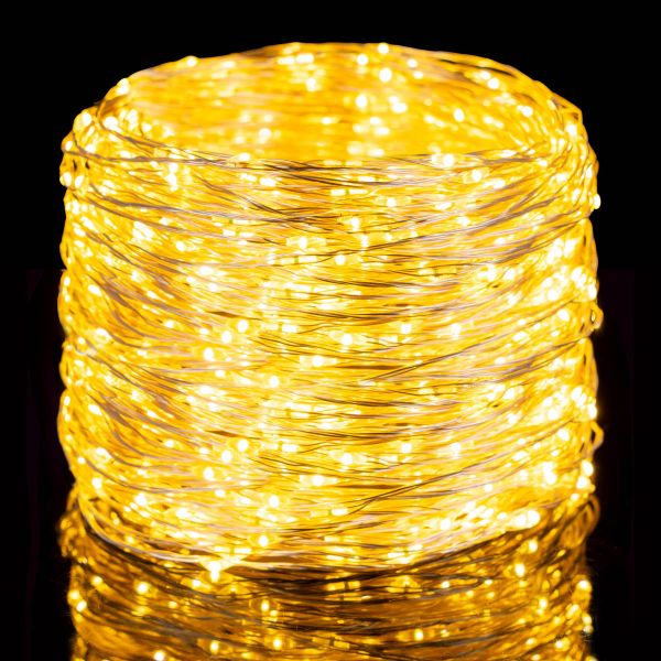 Catena luminosa Taurus 300 Mini Led 30 Mt - Bianco caldo