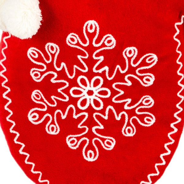 Fuoriporta Natalizio Glove Of Christmas Red Snowflake 30 cm