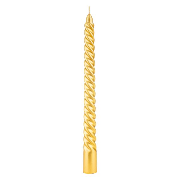 Set 2 Candele Natalizie Intreccio Etereo 25 cm