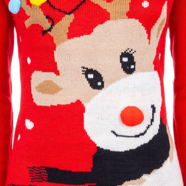 Maglione Natalizio Renna Gioiosa