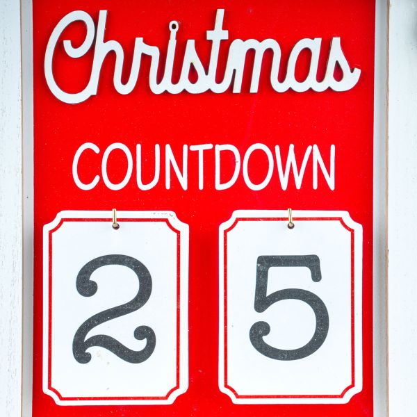 Calendario Avvento Christmas Countdown 41 cm