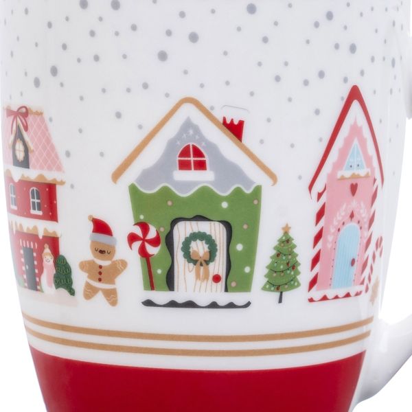 Tazza Natalizia in ceramica A Spasso per Nataland 340 ml