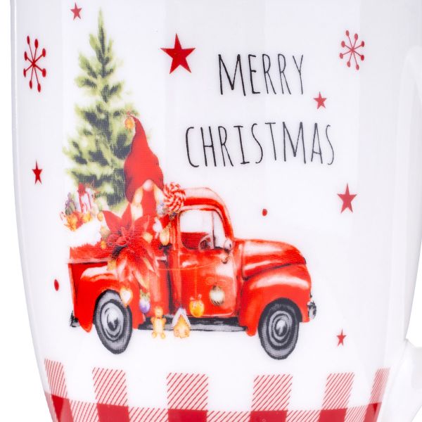 Tazza Natalizia in porcellana Arrivo a Nataland 340 ml