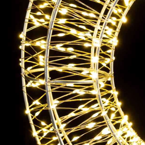 Fuoriporta Natalizio Magical Circle of Lights 960 Led - 38 cm