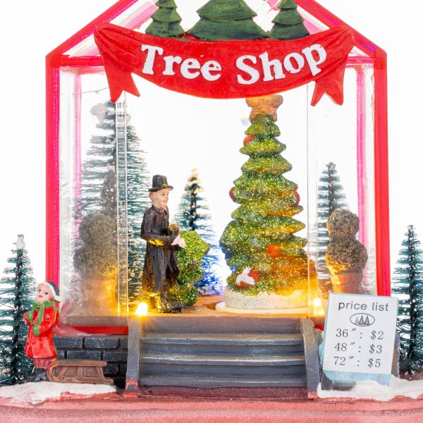 Villaggio di Natale Christmas Tree Shop 18 cm