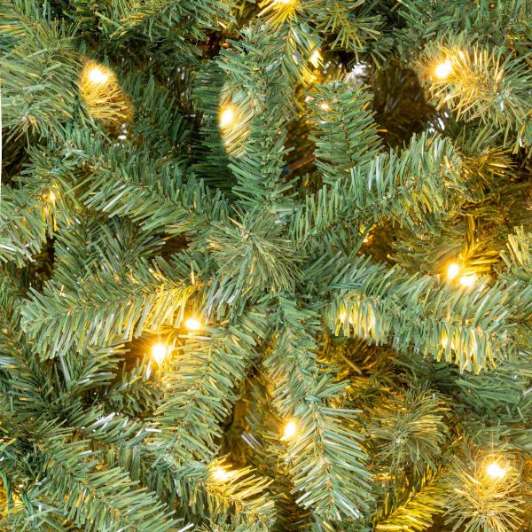 Albero di Natale  artificiale verde con luci incorporate Antander -240 cm