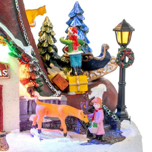 Villaggio di Natale Elven Refuge of Joy 21 cm