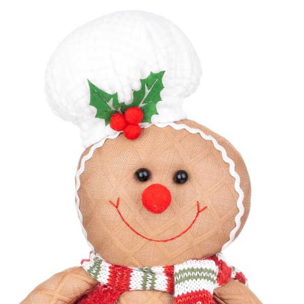 Omino di Pan di Zenzero Chef scintillante 35 cm