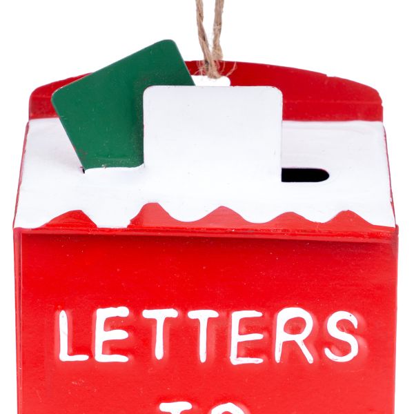 Addobbo Natalizio Cassetta Postale Wishes on Paper 10 cm