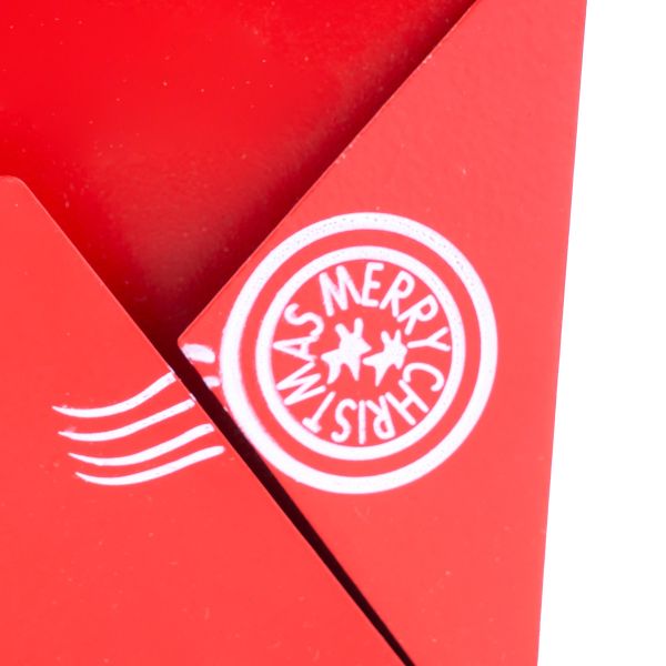 Addobbo Natalizio porta lettere Heart Place 12 cm