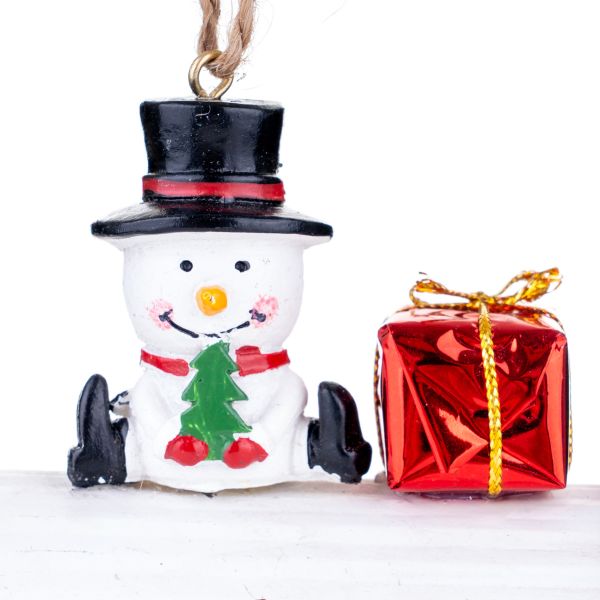 Addobbo Natalizio Cassetta Postale Frozen Snow Star 10 cm