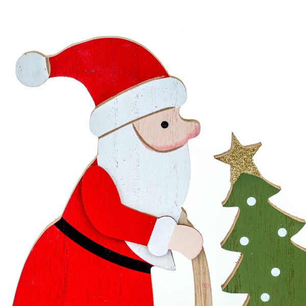 Babbo Natale sulla Slitta dei Giochi 26 cm