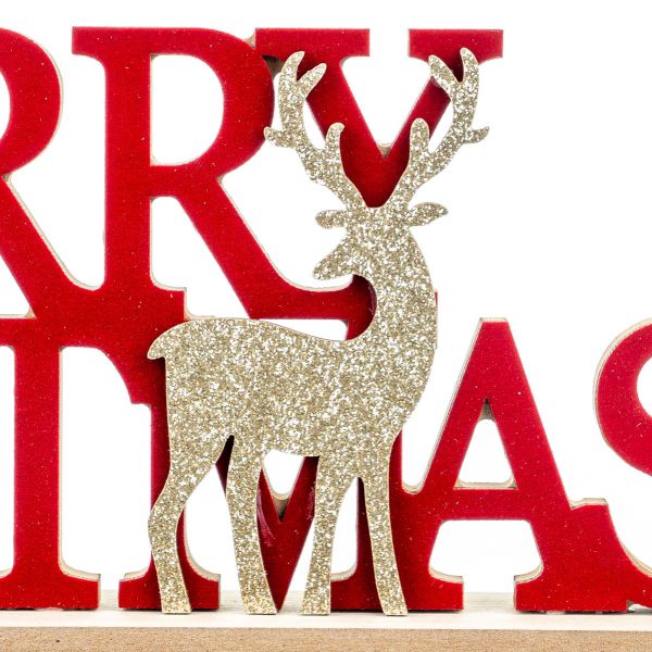 Scritta Natalizia Starry Snow Christmas 35 cm