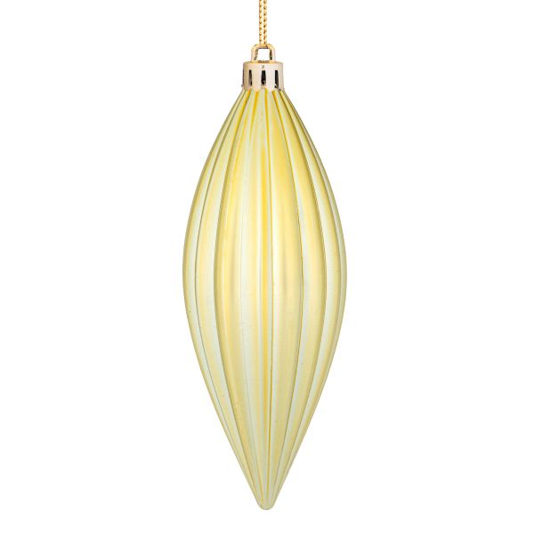 Set 3 Addobbi Natalizi Golden Magic Almonds 14 cm