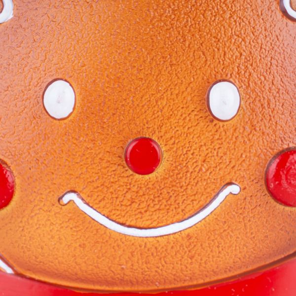 Addobbo Natalizio Sweet Gingerbread Boy Face 14 cm