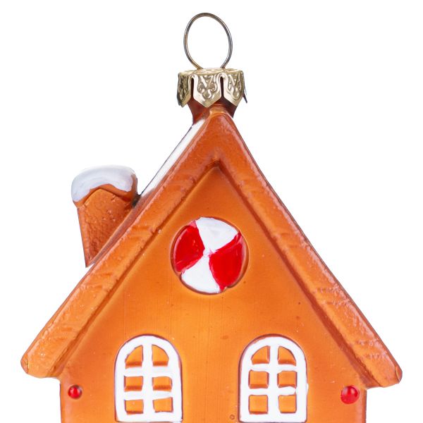 Addobbo Natalizio Enchanted Fir Trees Gingerbread House 11 cm