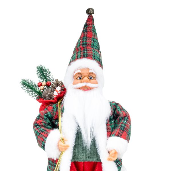 Babbo Natale alla Ricerca del Tronco Magico 62 cm