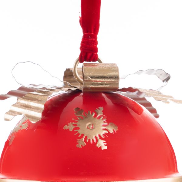 Addobbo Natalizio Campana rossa Soul Sound 18 cm