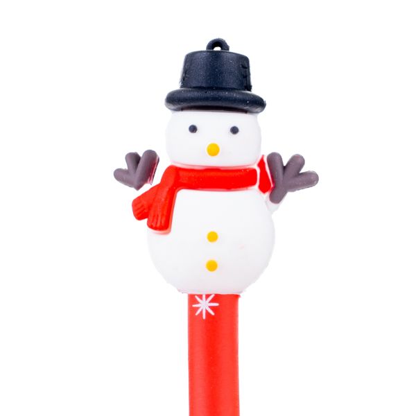 Penna natalizia Ice Genius Snowman 20 cm