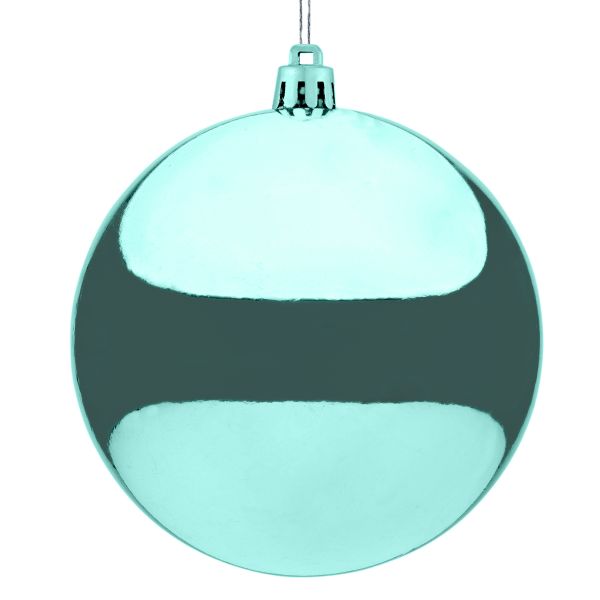 Set 8 Palline di Natale tiffany Mare dei Sogni 10 cm