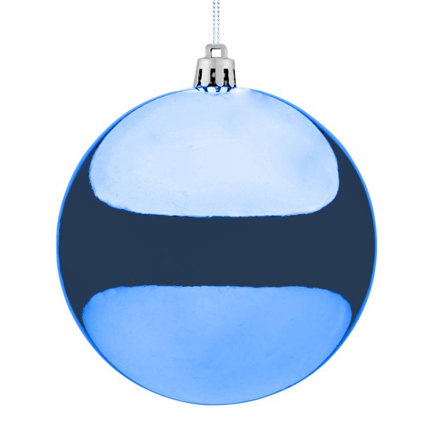Set 16 Palline di Natale blu Gioielli della Notte 8 cm