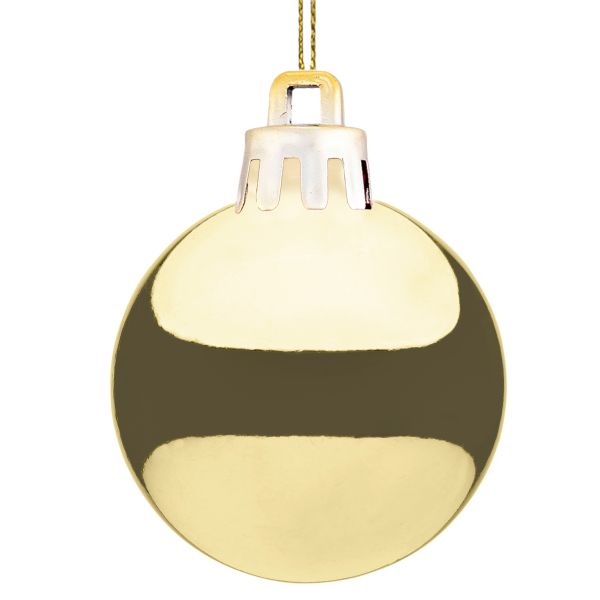 Set 10 Palline di Natale oro Dreamy Golden Decorations 4 cm